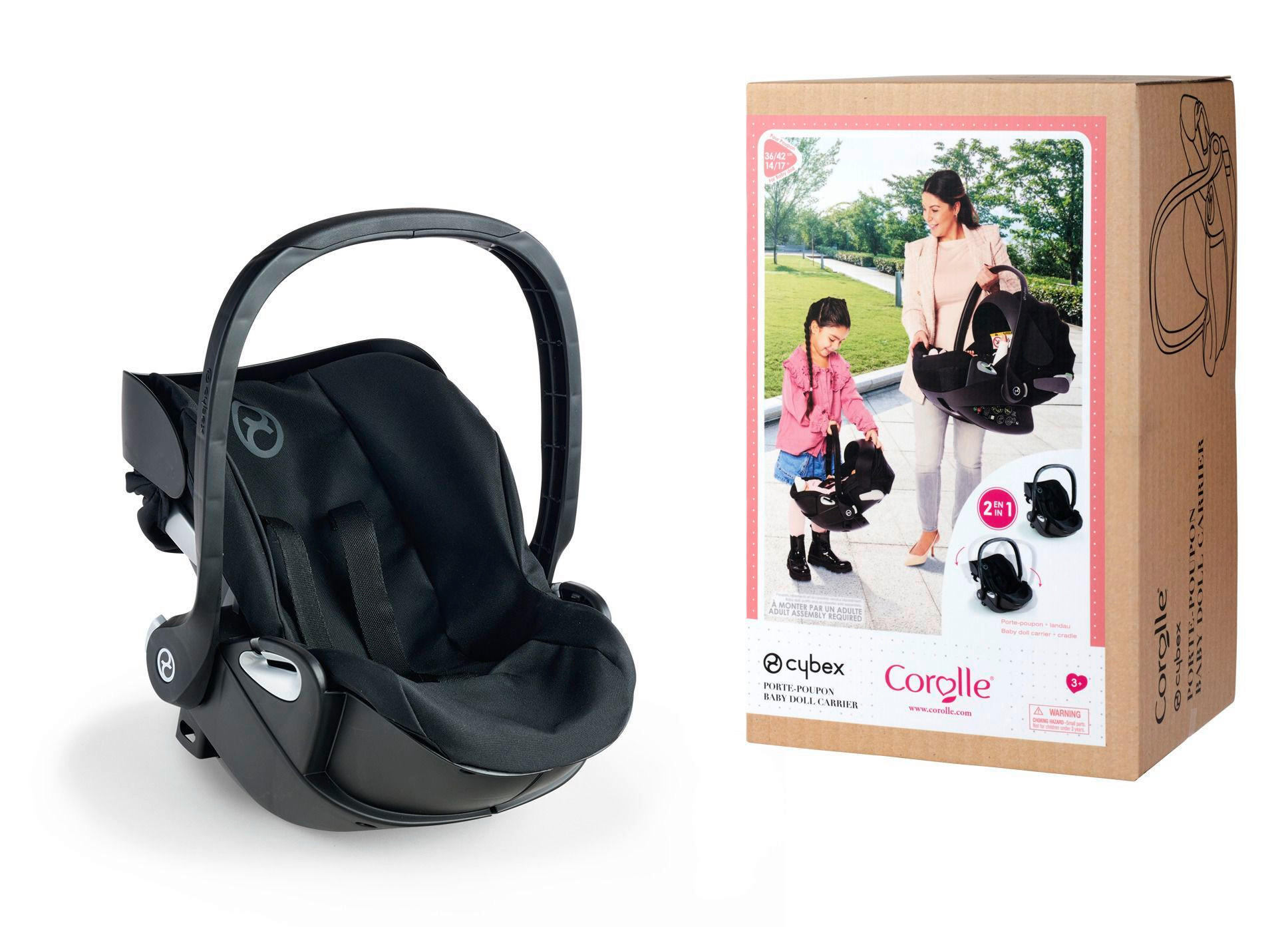 PUPPENBABYSCHALE - Schwarz, Basics, Kunststoff (29,50/24/48cm) - Simba