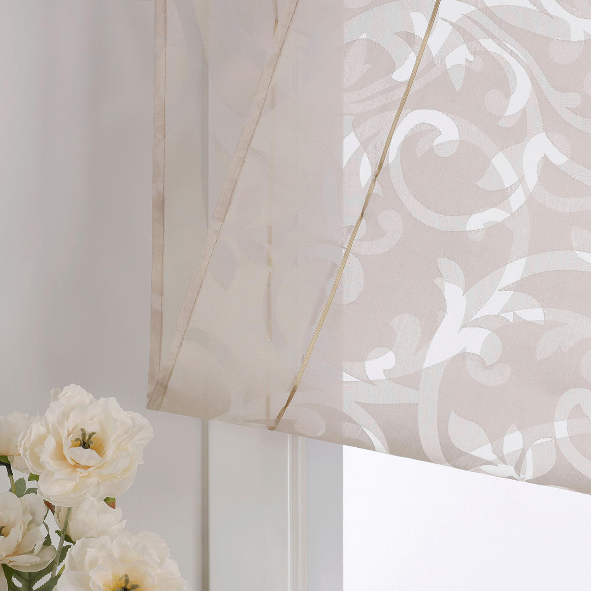 FALTROLLO  transparent  100/150 cm    - Sandfarben, Basics, Textil (100/150cm)
