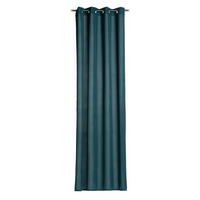 ÖSENSCHAL Linus blickdicht 140/245 cm   - Petrol, Basics, Textil (140/245cm)