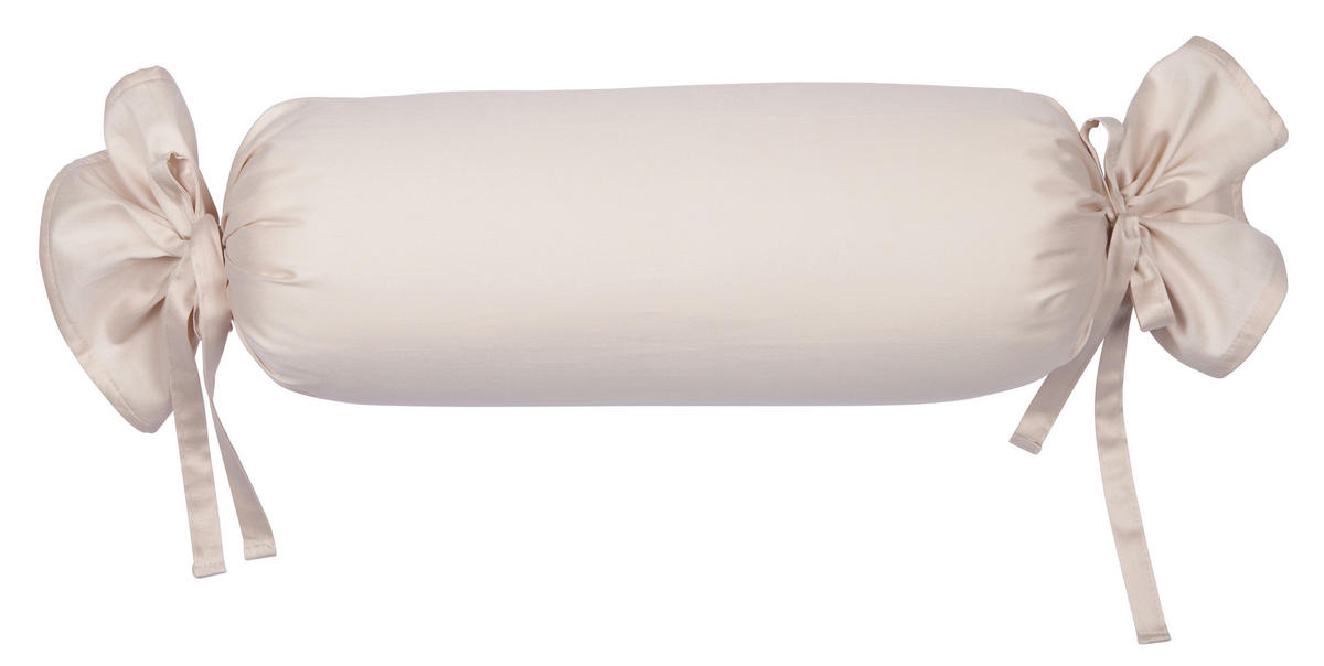 NACKENROLLENBEZUG Giacomo 15/40 cm  - Sandfarben/Honig, Basics, Textil (15/40cm) - Janine