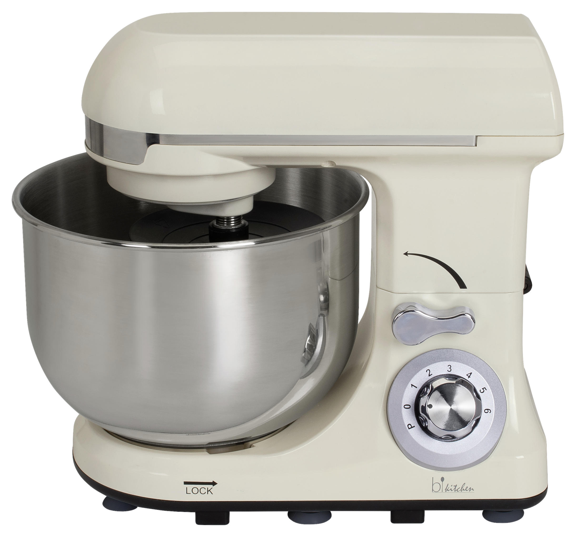 KÜCHENMASCHINE MIX 600 - Beige, KONVENTIONELL, Kunststoff/Metall (29/29/15cm)