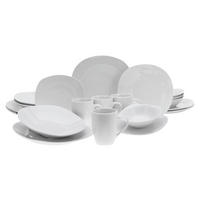 KOMBISERVICE SQUARE WEISS Weiß 20-teilig 4 Personen  - Weiß, Basics, Keramik - Creatable