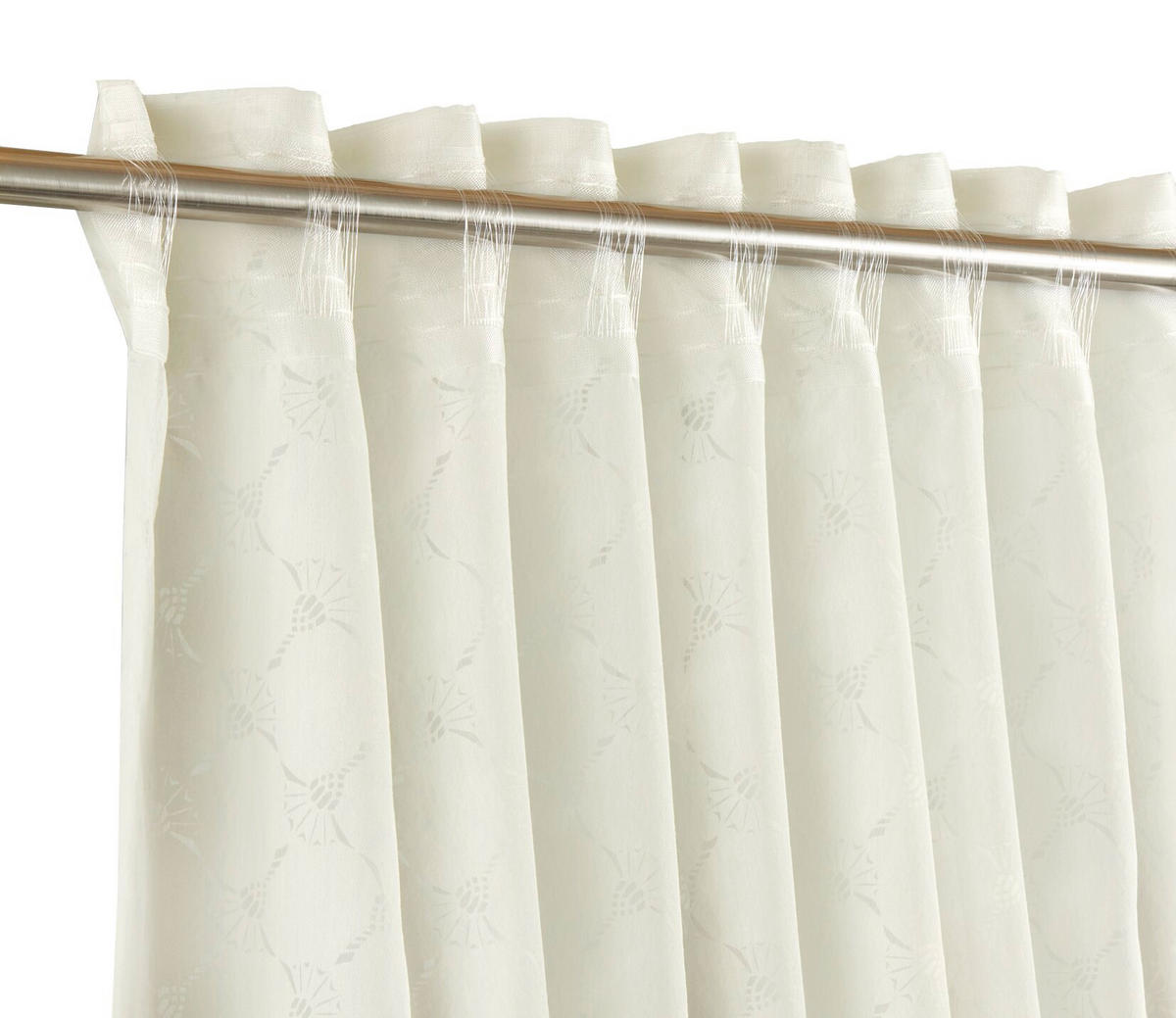FERTIGVORHANG transparent  - Beige, Basics, Textil (130/250cm) - Joop!