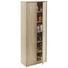 MEHRZWECKSCHRANK in Sonoma Eiche - Silberfarben/Schwarz, KONVENTIONELL, Holzwerkstoff/Metall (72/194/36cm) - Xora MEHRZWECKSCHRANK in Sonoma Eiche - Silberfarben/Schwarz, KONVENTIONELL, Holzwerkstoff/Metall (72/194/36cm) - Xora