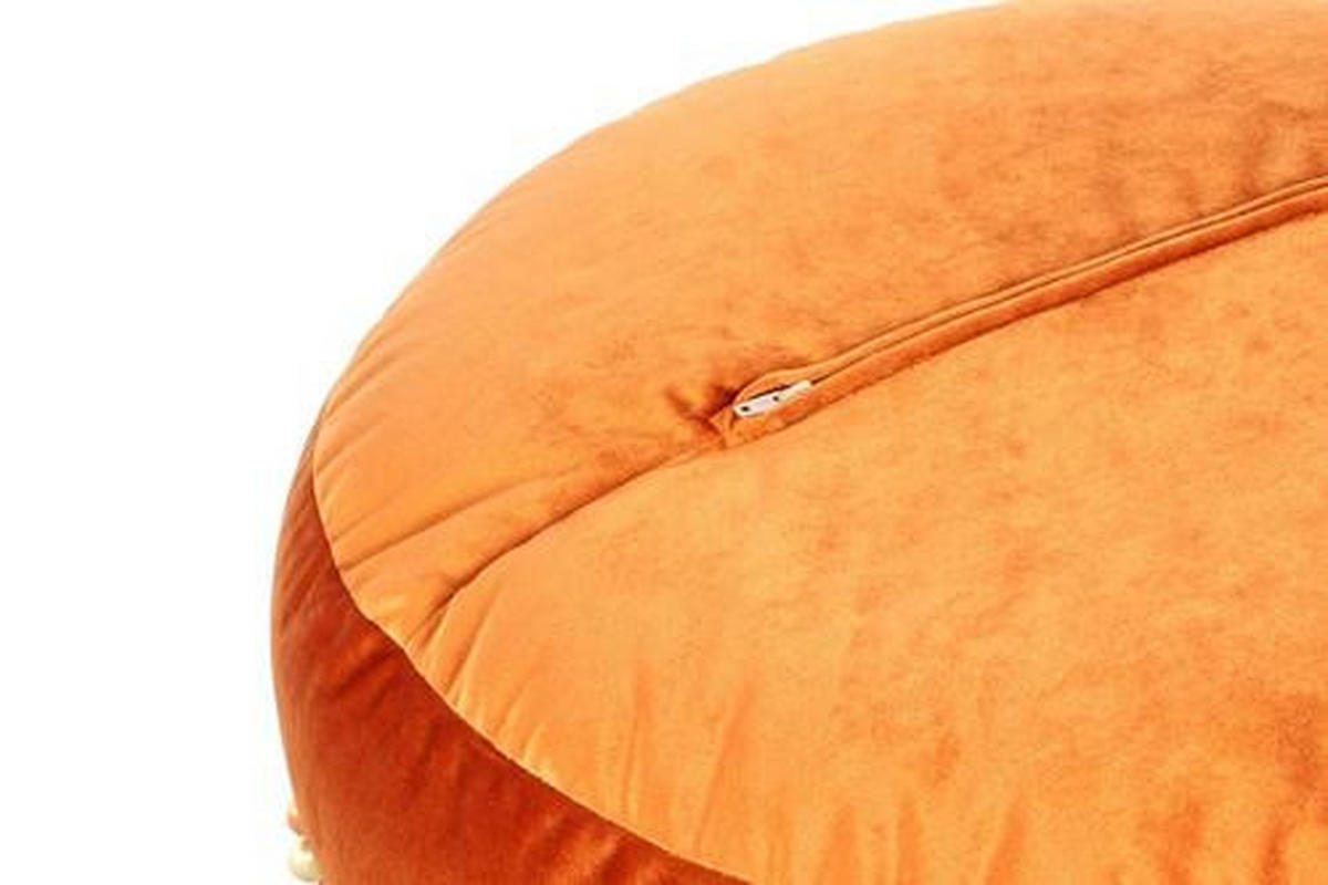 TABURETKA „PUFF“, 65/25/65 cm - bronzová, Lifestyle, textil (65/25/65cm) - Livetastic