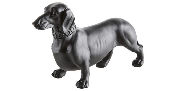 DEKOHUND - Schwarz, LIFESTYLE, Kunststoff (22/8,5/14cm) - Ambia Home