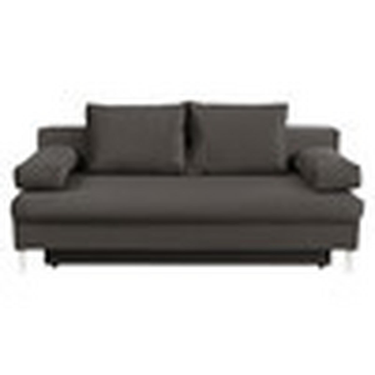 Canapea antracit  - antracit, Basics (200/95/95cm) - Carryhome