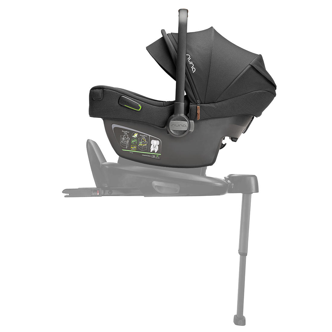 BABYSCHALE PIPA NEXT  - Schwarz/Grau, Basics, Kunststoff/Textil (45/35/60cm) - Nuna