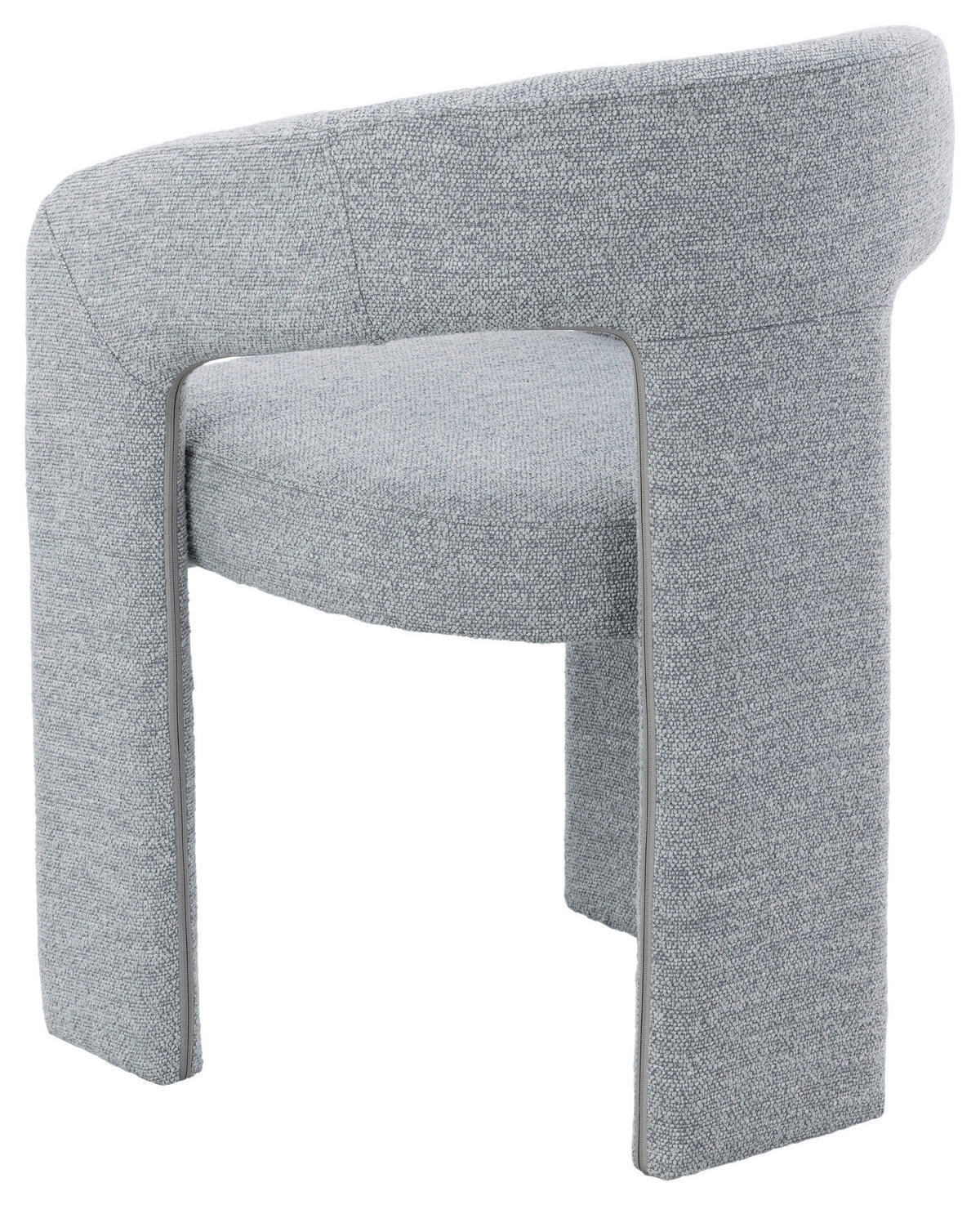 STOLICA S NASLONOM ZA RUKE  siva  metal, tekstil      - siva, Moderno, metal/tekstil (58/81/61cm) - Niels Andersson