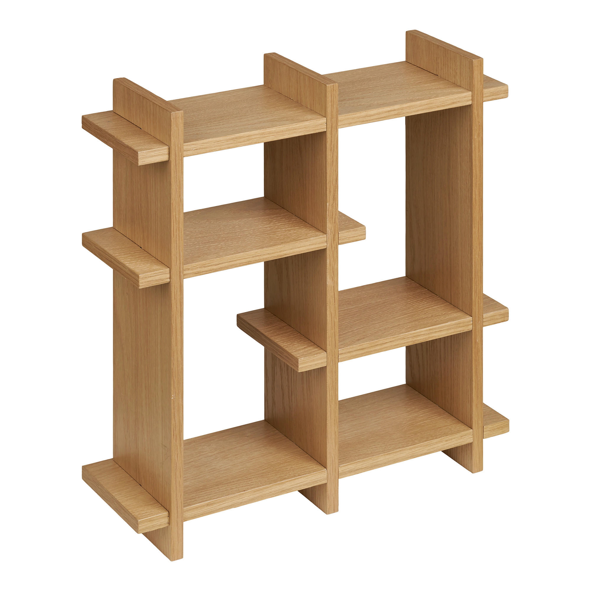 WANDREGAL 40/40/12 cm  - Eichefarben, Basics, Holzwerkstoff (40/40/12cm)