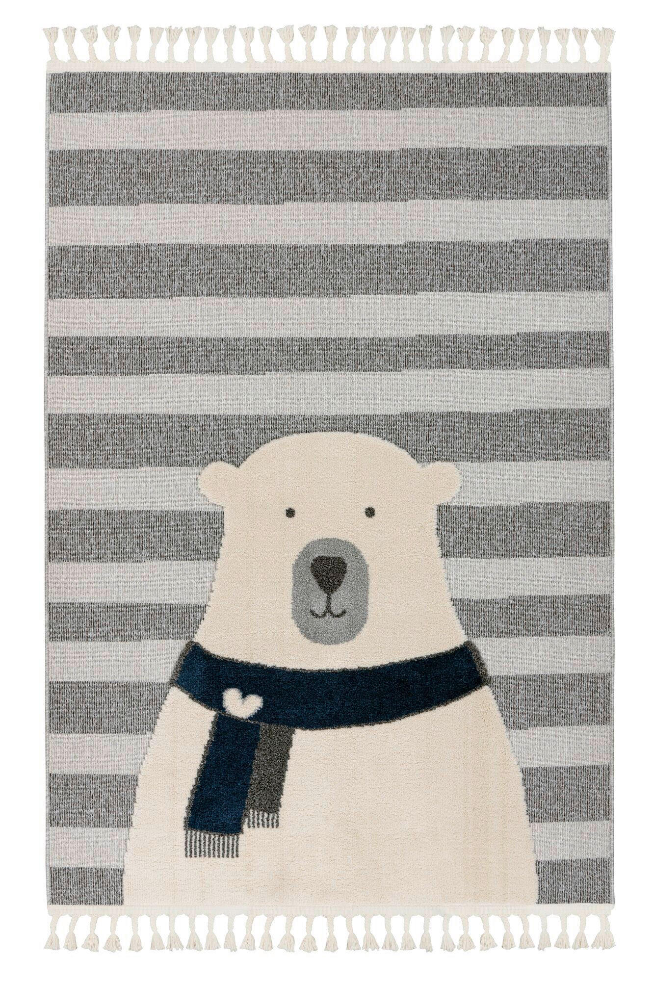 FLACHWEBETEPPICH 160/230 cm Grau rechteckig  - Grau, Basics, Textil (160/230cm) - Kayoom