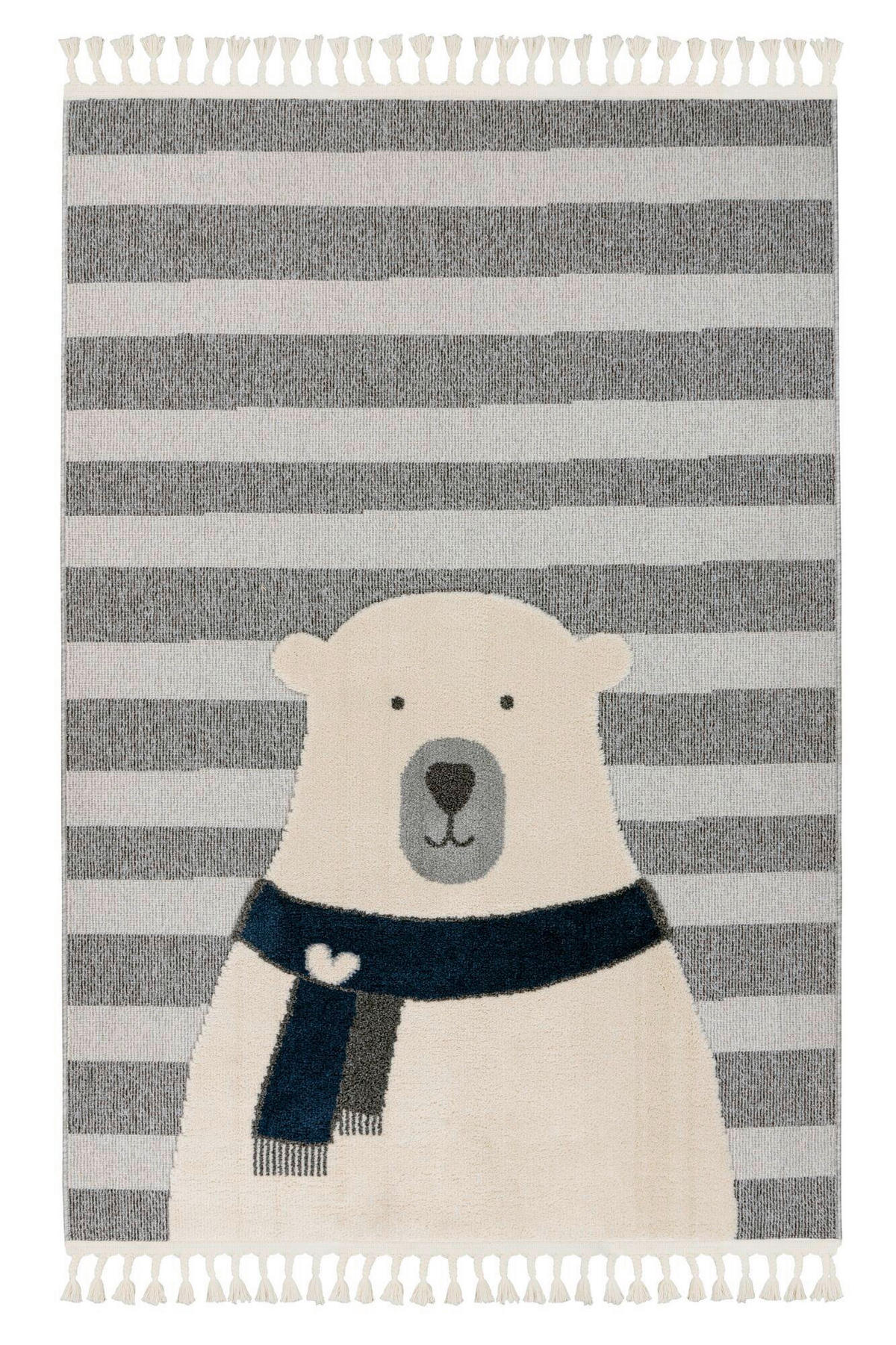 FLACHWEBETEPPICH 160/230 cm Grau rechteckig  - Grau, Basics, Textil (160/230cm) - Kayoom