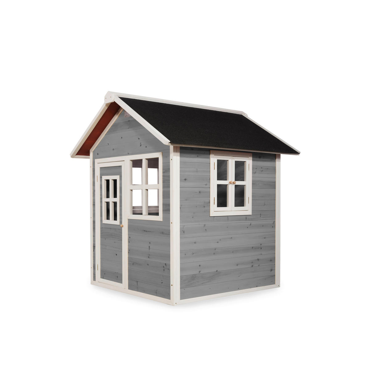 SPIELHAUS  - Grau, KONVENTIONELL, Holz (149/135/159cm) - EXIT Toys