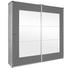 SCHWEBETÜRENSCHRANK 2-türig Braun, Eichefarben, Grau - Eichefarben/Alufarben, Design, Glas/Holzwerkstoff (271/210/62cm) - Xora SCHWEBETÜRENSCHRANK 2-türig Braun, Eichefarben, Grau - Eichefarben/Alufarben, Design, Glas/Holzwerkstoff (271/210/62cm) - Xora