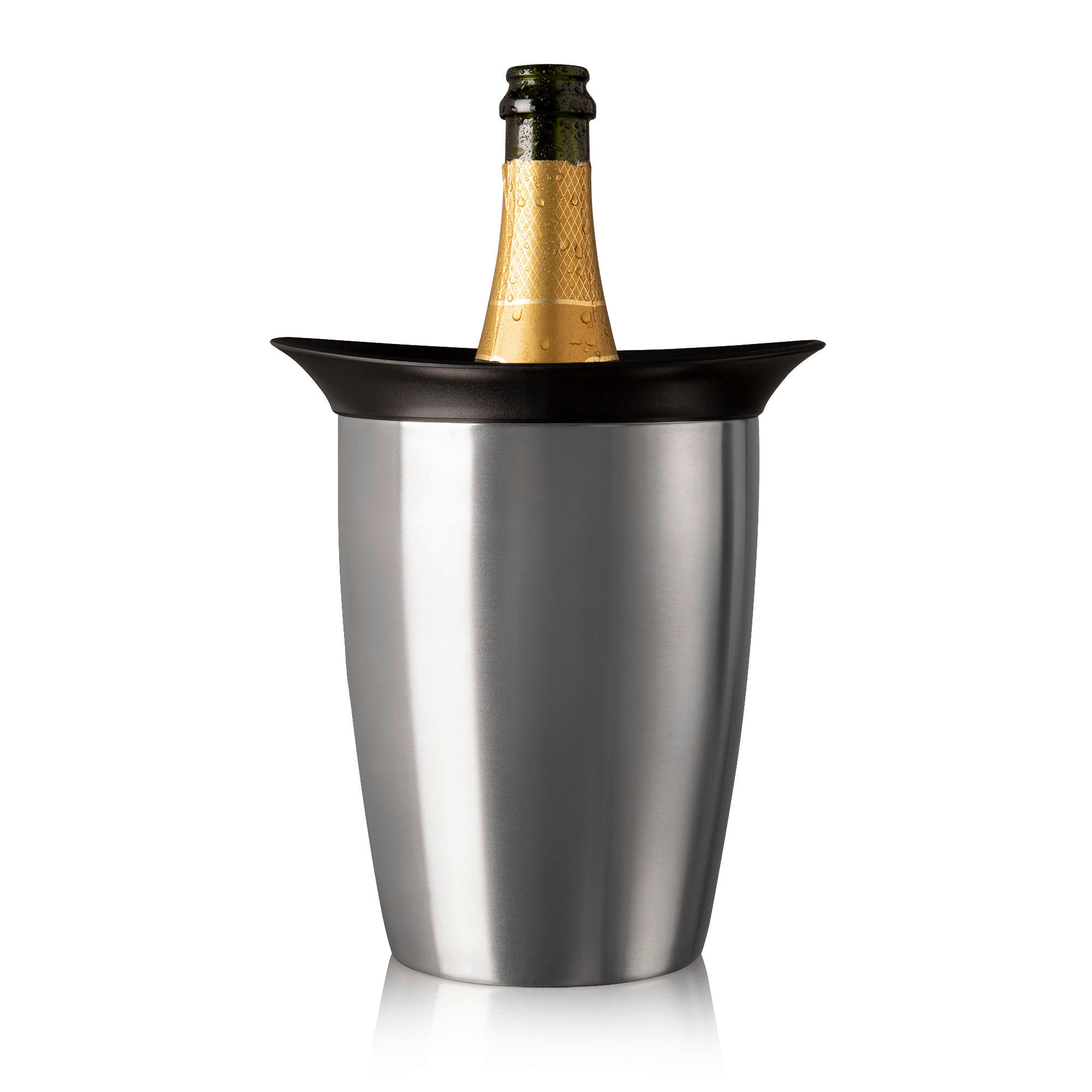 PEZSGŐHŰTŐ - ezüst/fekete, Basics, műanyag/fém (1.7kg) - Vacu Vin