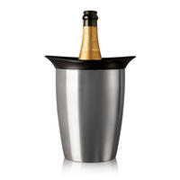 PEZSGŐHŰTŐ - ezüst/fekete, Basics, műanyag/fém (1.7kg) - Vacu Vin