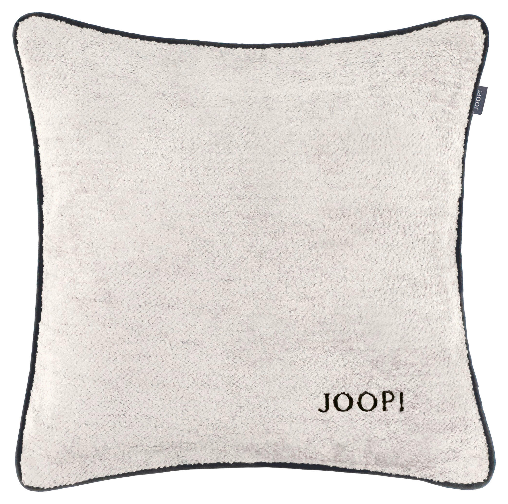 KISSENHÜLLE J!Sign natur 40/40 cm  - Creme/Schwarz, Basics, Textil (40/40cm) - Joop!