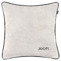 KISSENHÜLLE J!Sign natur 40/40 cm  - Creme/Schwarz, Basics, Textil (40/40cm) - Joop!