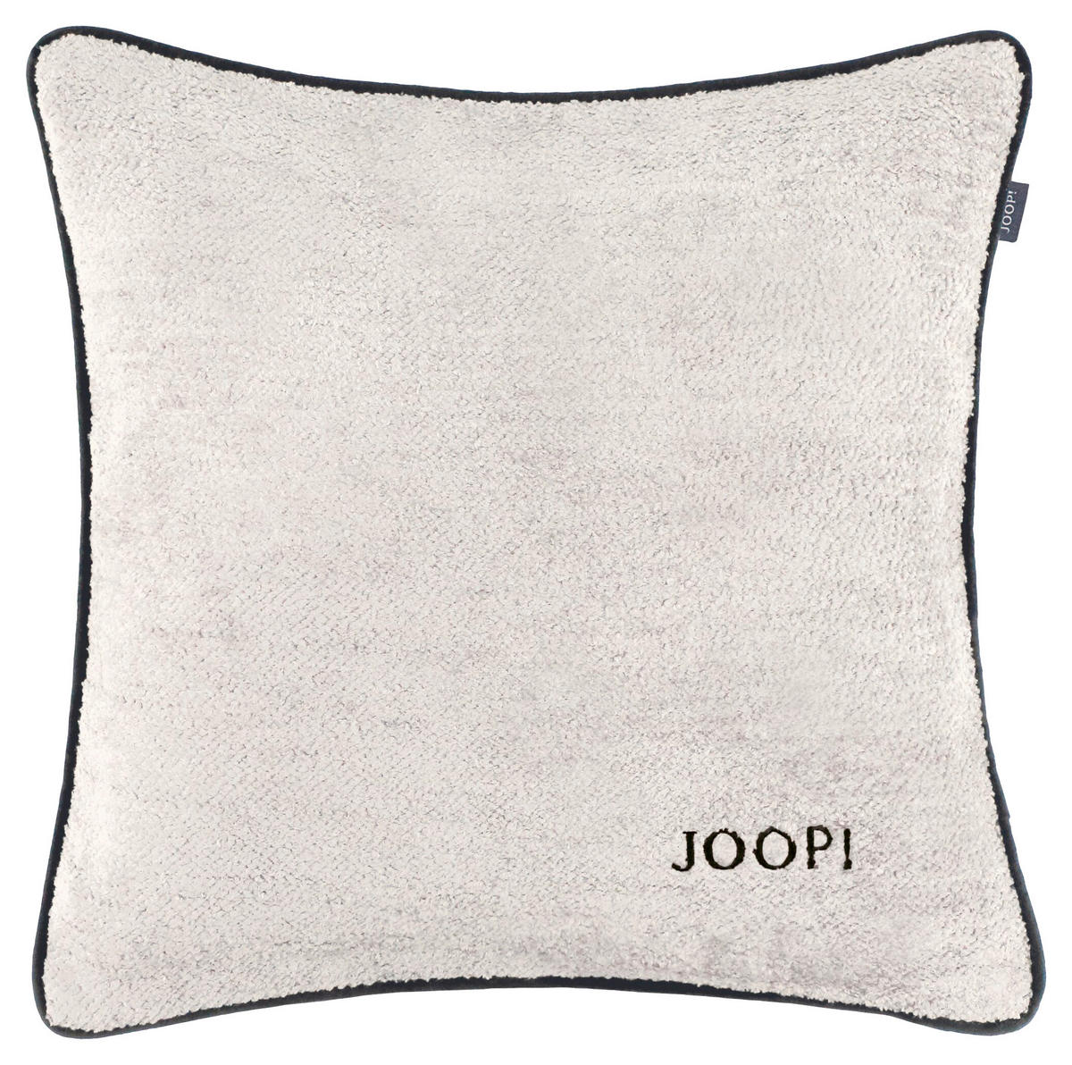 KISSENHÜLLE J!Sign natur 40/40 cm  - Creme/Schwarz, Basics, Textil (40/40cm) - Joop!
