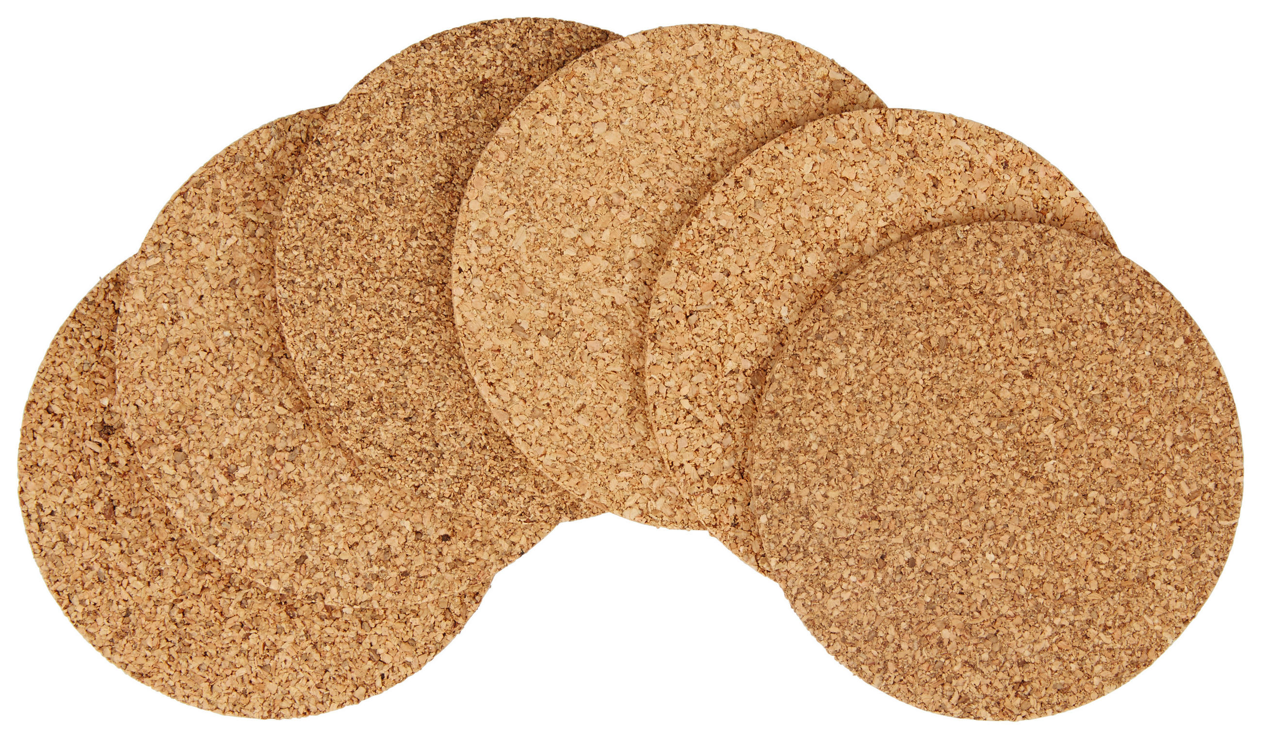 Glasuntersetzer Aus Kork 6er-Set, Ø: ca. 11 cm