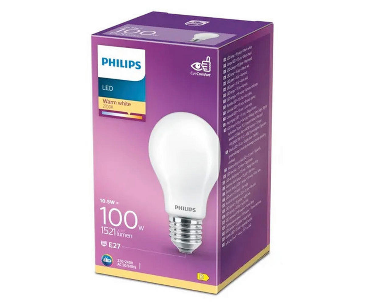 LED SIJALICA - Osnovno, plastika (1,1/6/6cm) - Philips