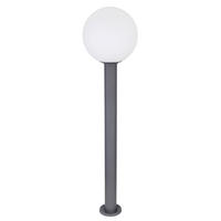 AUSSENLEUCHTE - Weiss/Anthrazit, Basics, Glas/Metall (25/100cm) - Globo