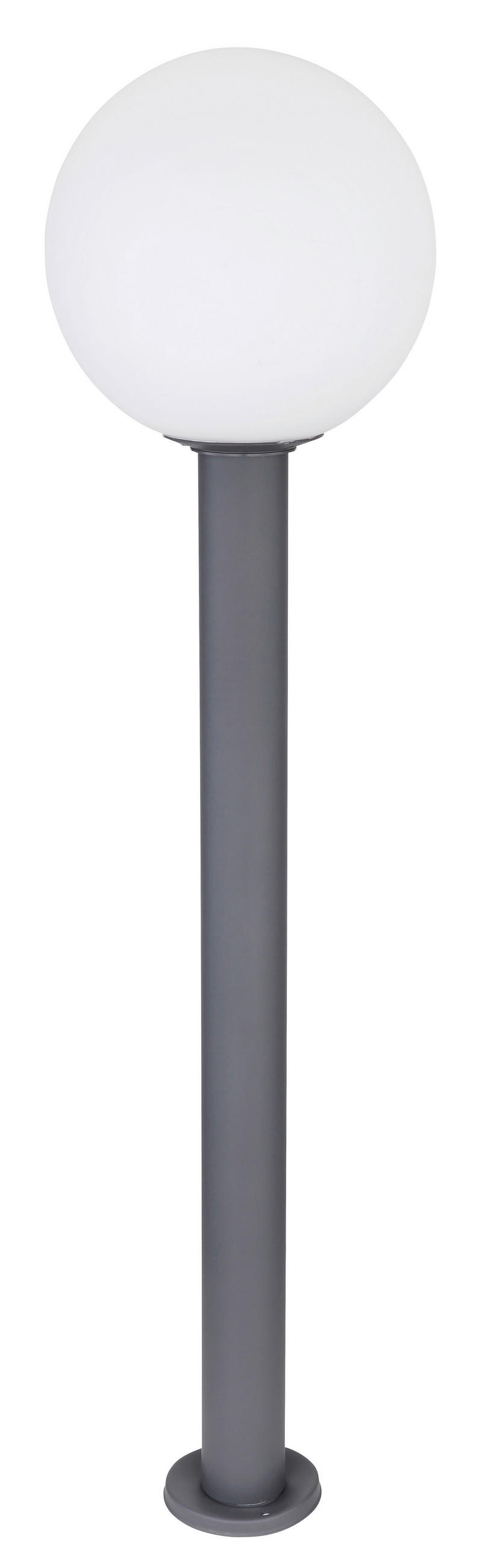 AUSSENLEUCHTE - Weiss/Anthrazit, Basics, Glas/Metall (25/100cm) - Globo