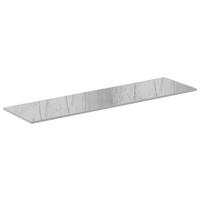 TISCHPLATTE in Glas 101/28/0,8 cm   - Hellgrau, LIFESTYLE, Glas (101/28/0,8cm) - Amatio