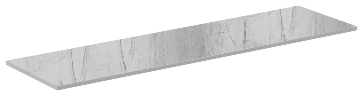 TISCHPLATTE in Glas 101/28/0,8 cm   - Hellgrau, LIFESTYLE, Glas (101/28/0,8cm) - Amatio