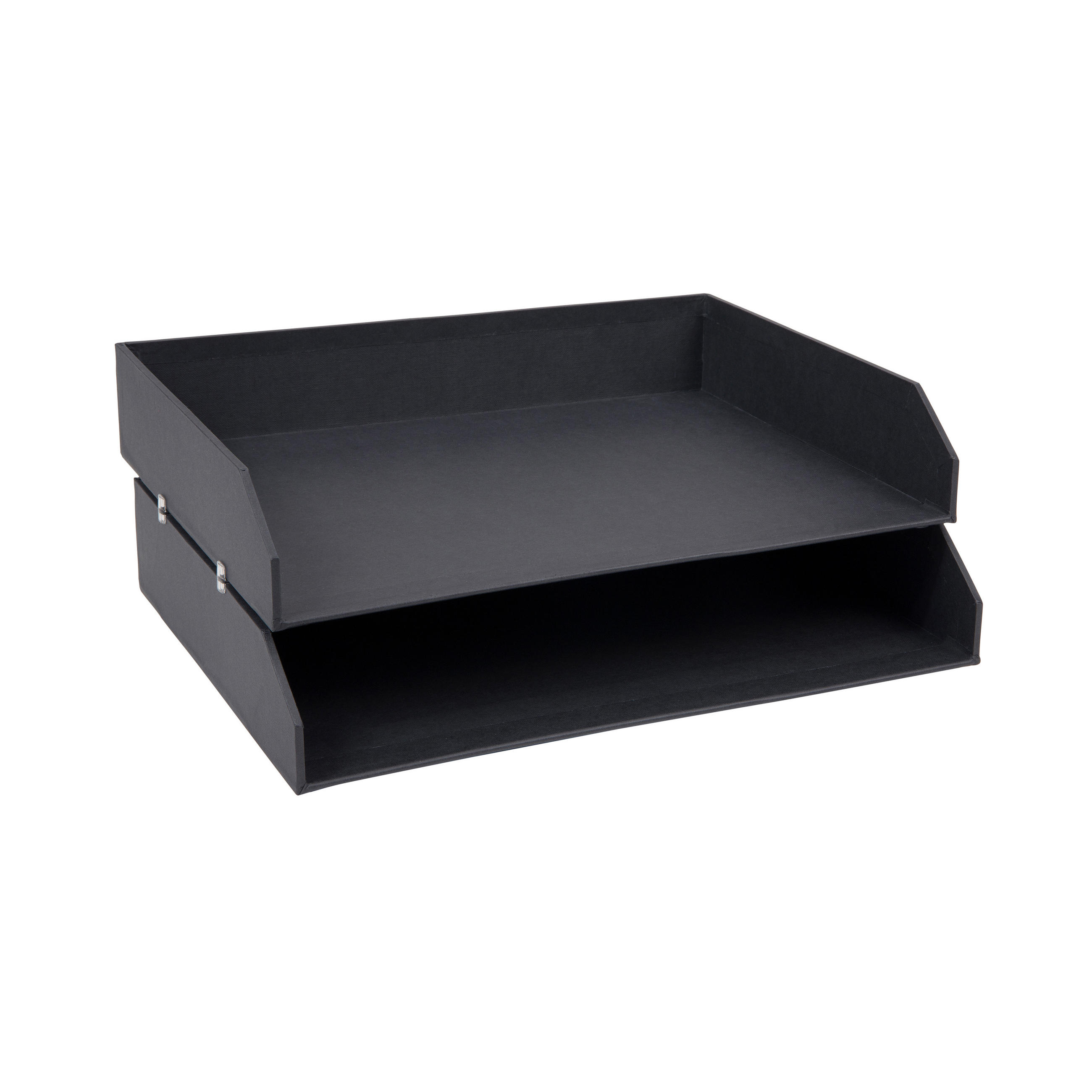 BRIEFABLAGE Papier, Karton Grau  - Grau, Basics, Karton/Papier (33.2/6.3/25.4cm)