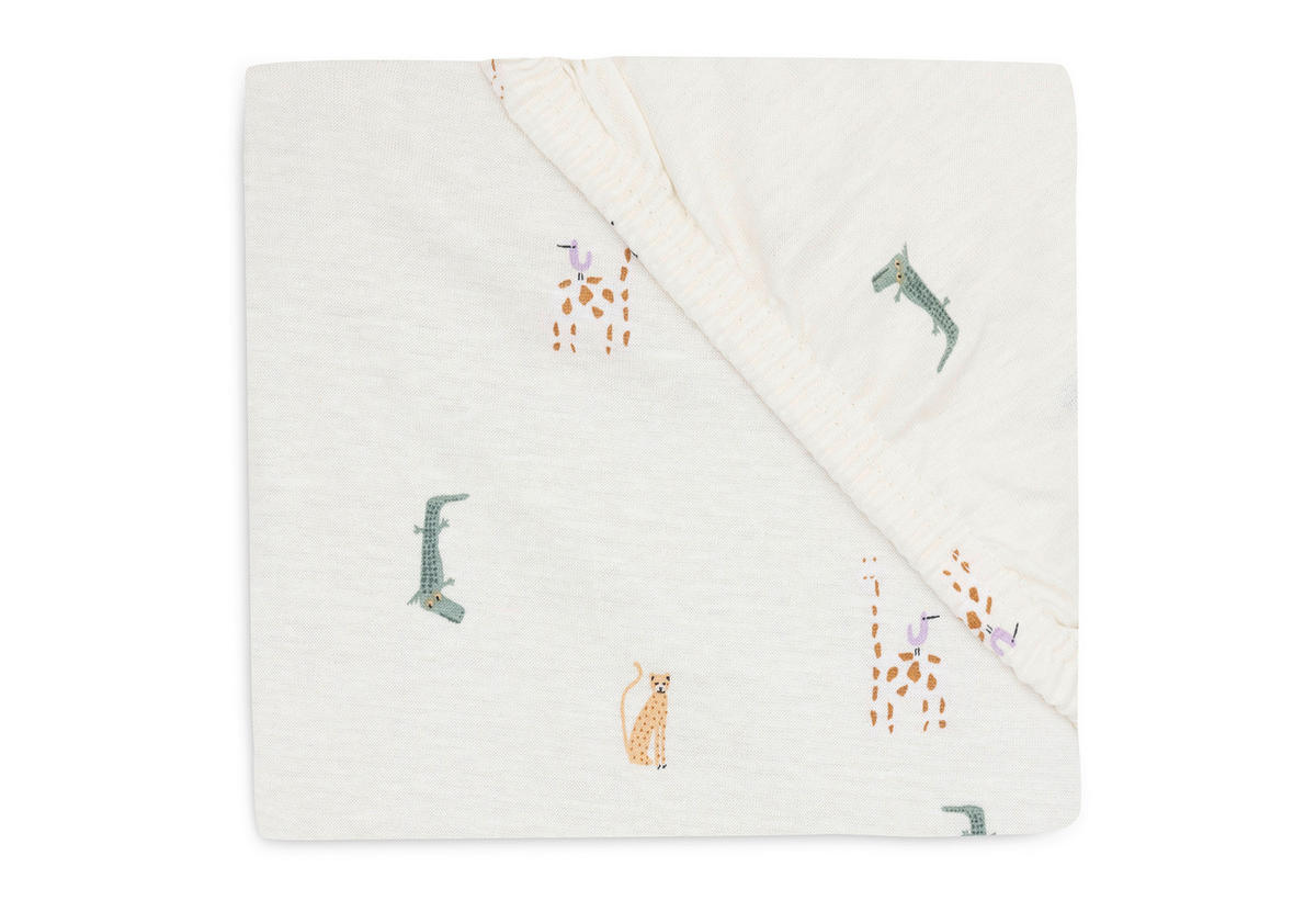 DJEČJA PLAHTA S GUMICOM  120/60 cm    Jungle Jambo  - višebojno, Basics, tekstil (120/60cm) - JOLLEIN