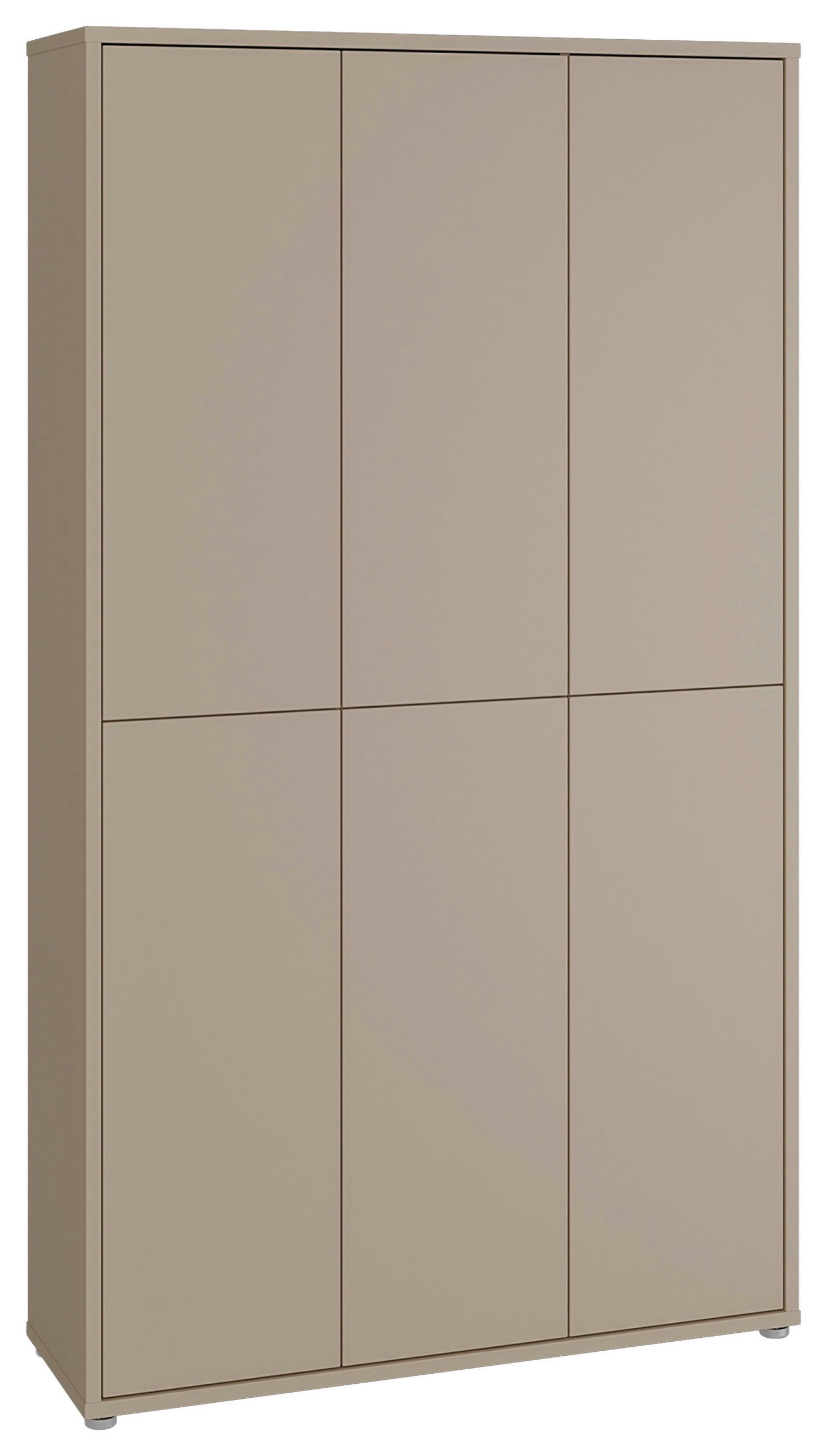 SCHUHSCHRANK Taupe  - Taupe/Grau, MODERN, Holzwerkstoff/Kunststoff (109,2/191,9/34,9cm) - Modern Living