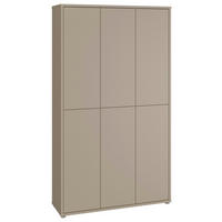 SCHUHSCHRANK  in 109,2/191,9/34,9 cm  - Taupe/Grau, MODERN, Holzwerkstoff/Kunststoff (109,2/191,9/34,9cm) - Modern Living