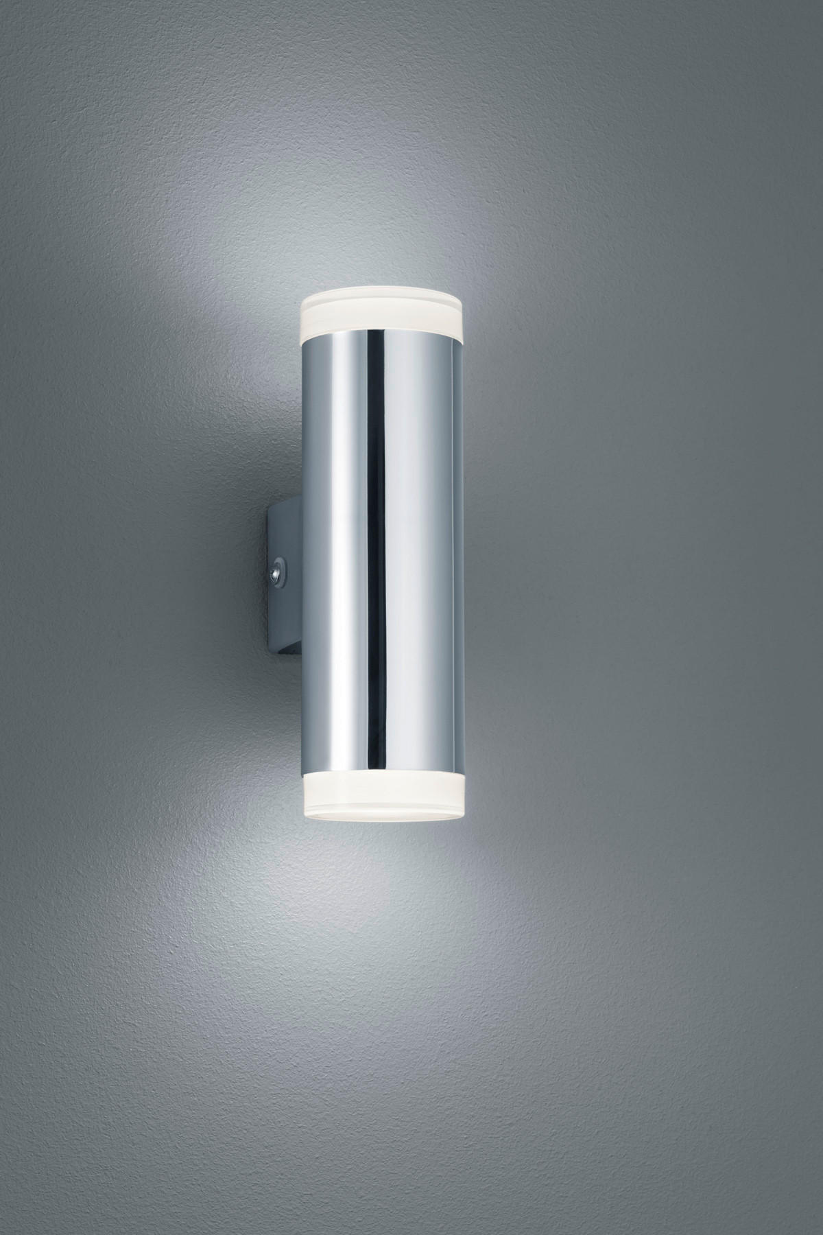 VÄGGLAMPA FÖR BADRUM Ray   - vit/kromfärg, Basics, plast (16,6/5,2/8cm) - Trio Leuchten