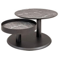 COUCHTISCH in Metall, Kunststoff, Holzwerkstoff 75/75/38-43 cm  - Anthrazit, Design, Holzwerkstoff/Kunststoff (75/75/38-43cm) - Venda