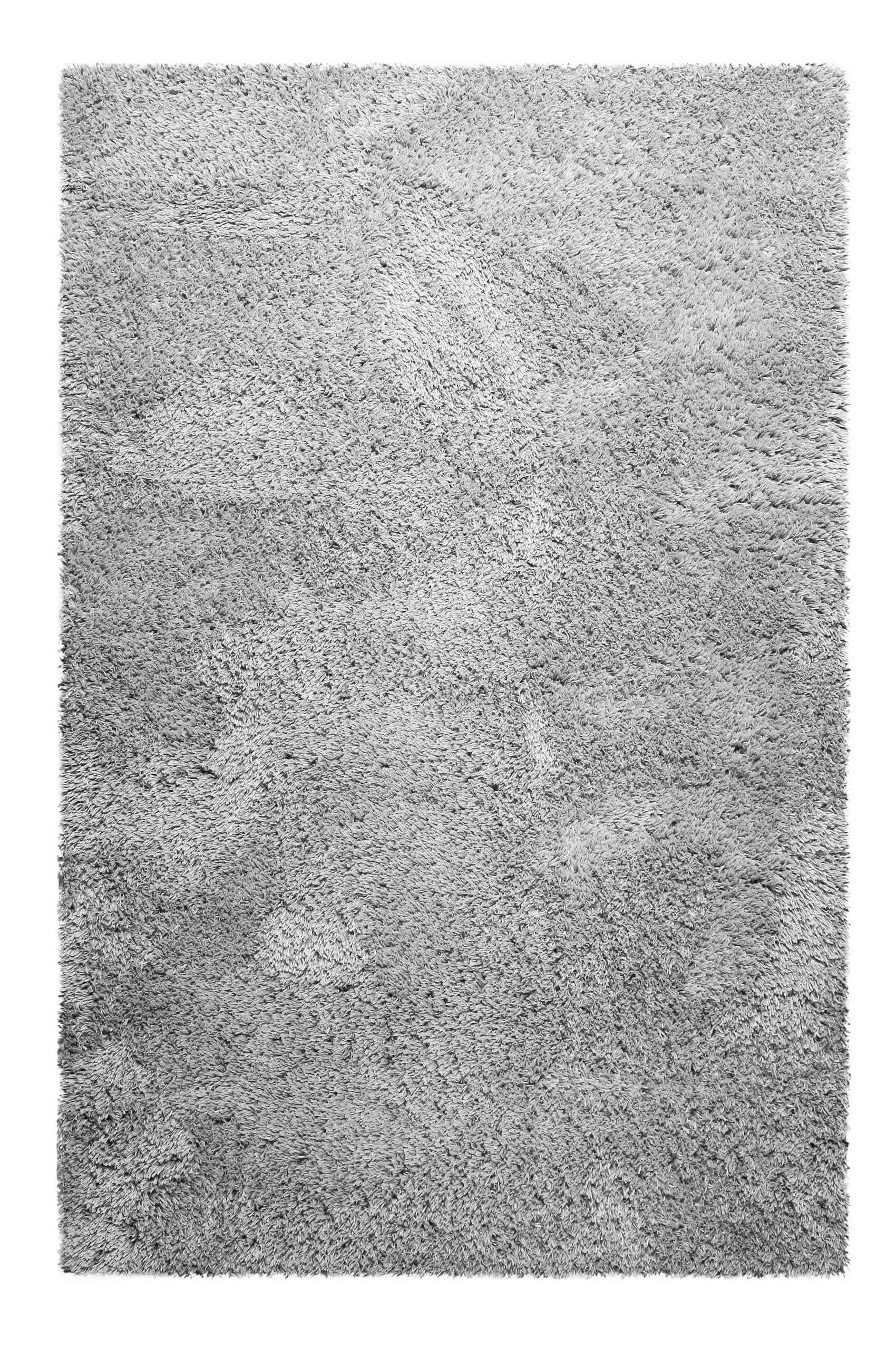 HOCHFLORTEPPICH 133/200 cm Matteo Silberfarben rechteckig  - Silberfarben, KONVENTIONELL, Textil (133/200cm) - WECON HOME