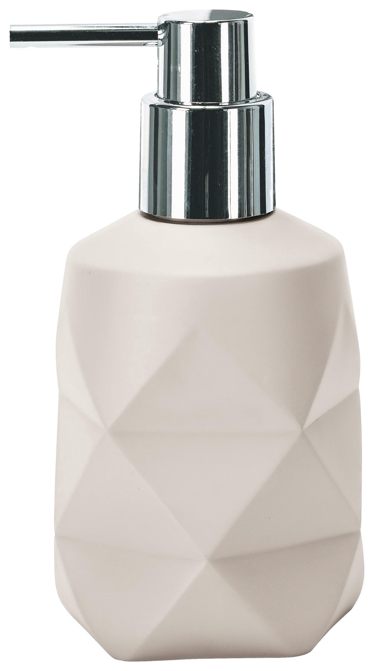 DOZATOR ZA TEČNI SAPUN  bela  kamen  - bela, Dizajnerski, kamen (8/17cm) - Kleine Wolke