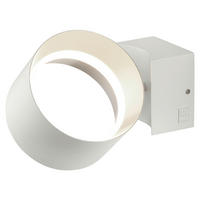 NÁSTĚNNÉ LED SVÍTIDLO, 15/10 cm  - bílá/barvy stříbra, Konvenční, kov (15/10cm) - Musterring
