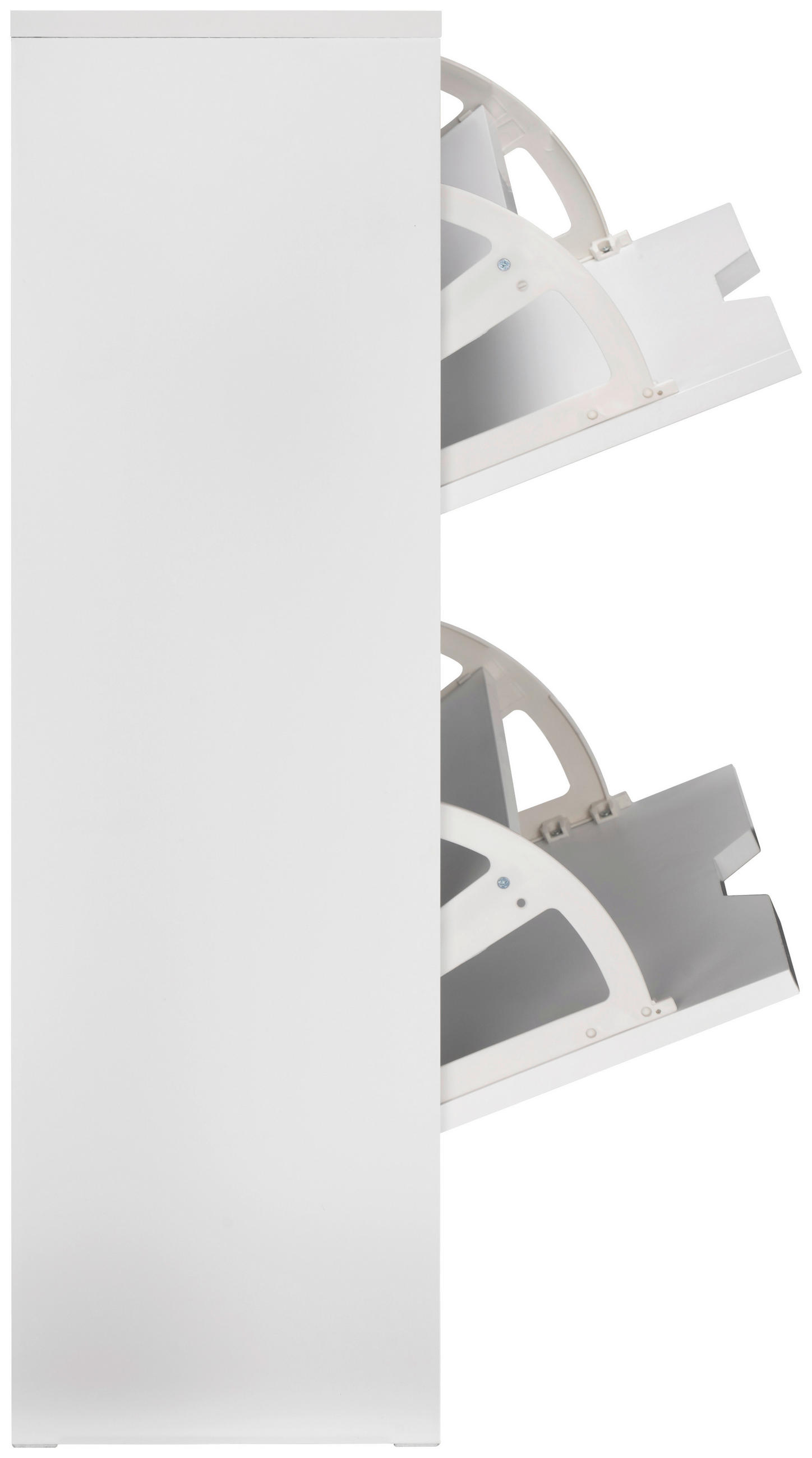 Thumbnail - Livetastic Schuhkipper, Weiß, Holzwerkstoff, 55x80.5x23.5 cm, Garderobe, Schuhaufbewahrung, Schuhkipper