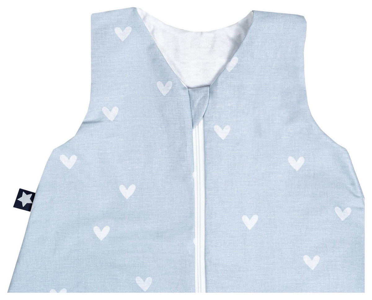 BABYSCHLAFSACK BEARS FAMILY    90   - Blau, Basics, Textil (90null) - Avelia