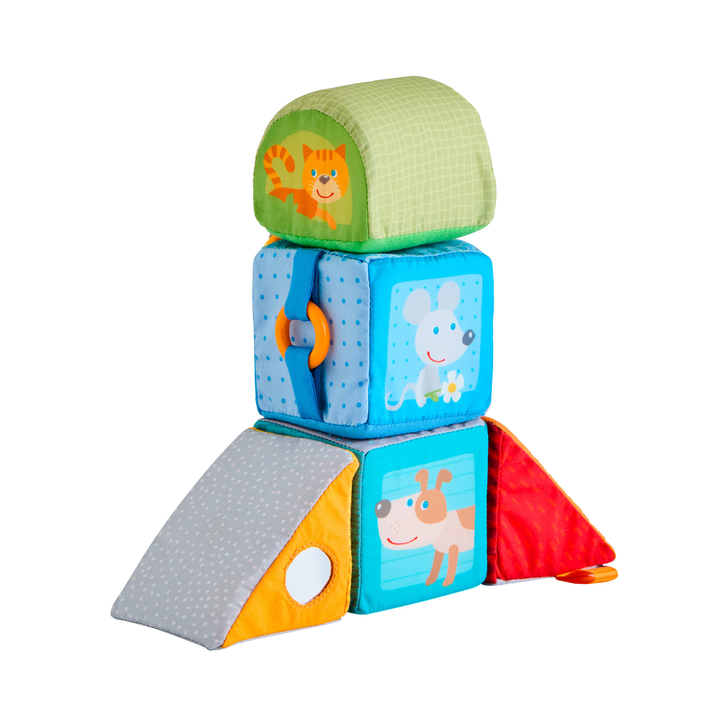 SOFTWÜRFEL - Multicolor, Basics, Kunststoff/Textil (7/7/7cm) - Haba