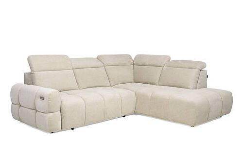 SAROKKANAPÉ textil bézs  - bézs, Modern, műanyag/textil (270/110/223cm) - Welnova