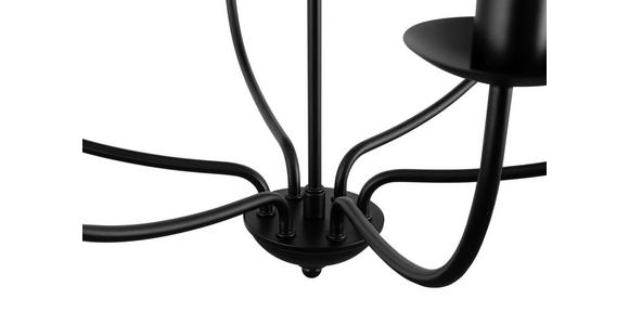HÄNGELEUCHTE 45/130 cm  - Schwarz, Trend, Metall (45/130cm) - Novel