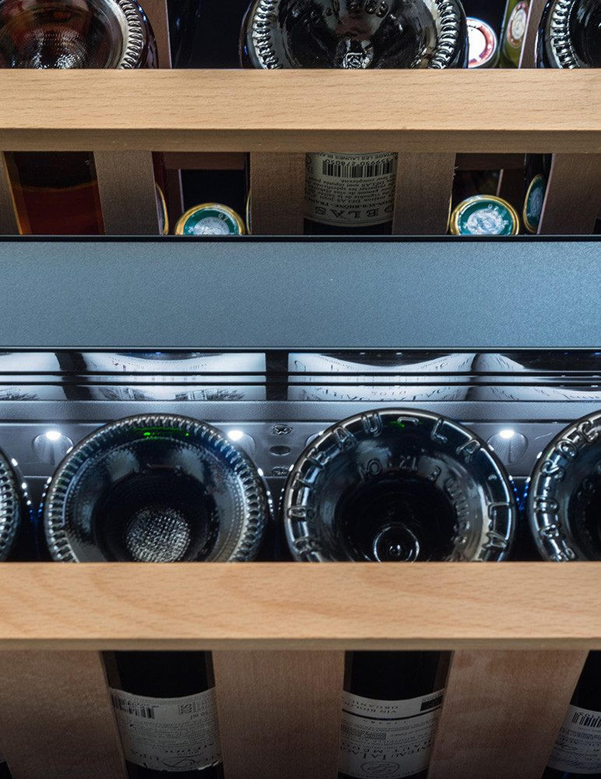 WEINKÜHLSCHRANK LSBI36BDZ  - Basics, Glas/Holz (59,0/59,5/56,3cm)