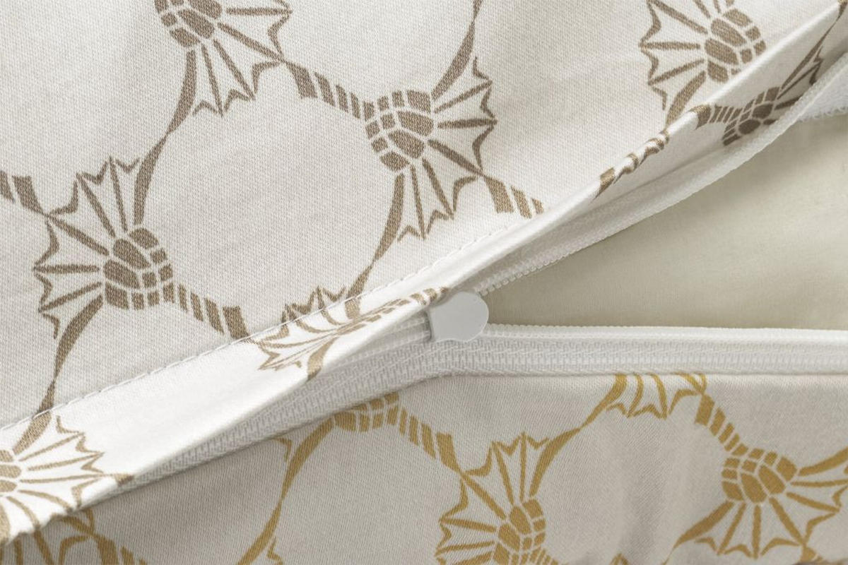 BETTWÄSCHE Cornflower Gleam Makosatin 135/200 cm  - Beige/Orange, Basics, Naturmaterialien/Textil (135/200cm) - Joop!