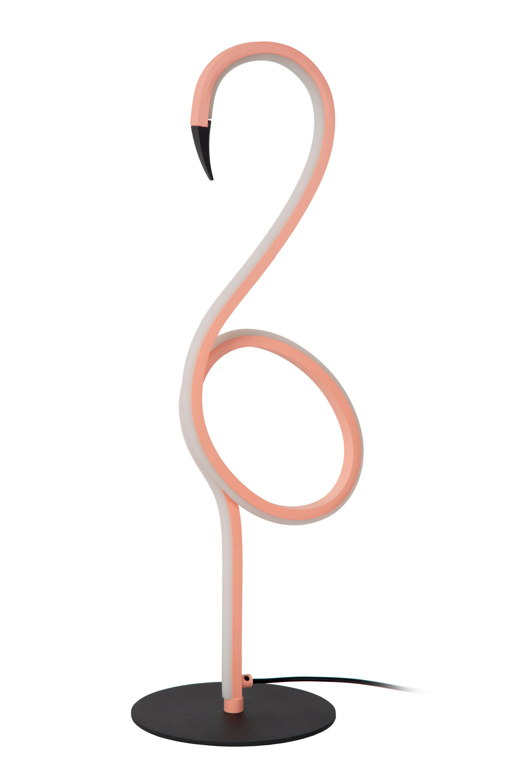 LED-TISCHLEUCHTE FLAMINGO 15/18.1/49.5 cm   - Schwarz, LIFESTYLE, Metall (15/18.1/49.5cm) - Lucide