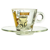 CSÉSZEKÉSZLET     - barna/áttetsző, Basics, üveg (1,363kg)