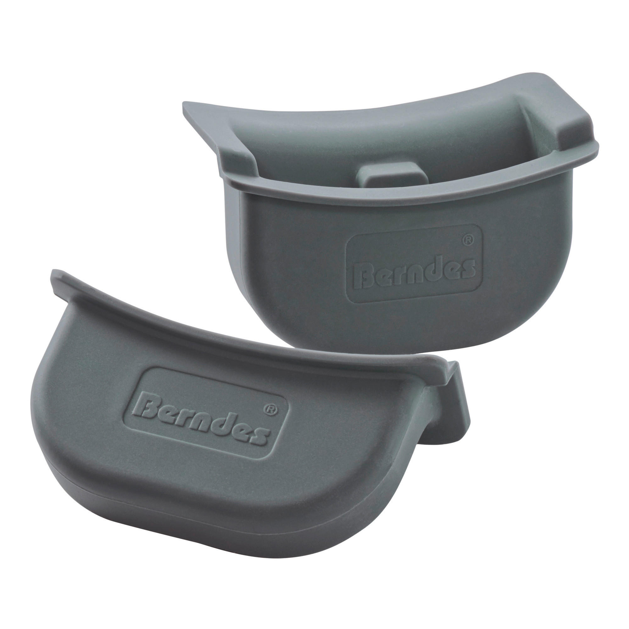 TOPFLAPPEN UND HANDSCHUH 2-teilig Dunkelgrau  - Dunkelgrau, Basics, Kunststoff (10,5/5/20cm) - Berndes
