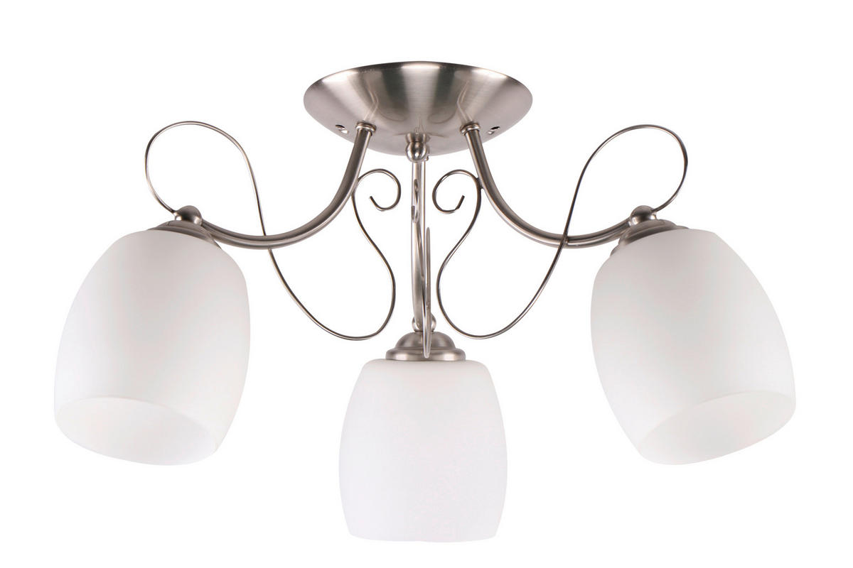DECKENLEUCHTE 56/56/26 cm   - Weiß, KONVENTIONELL, Metall (56/56/26cm)
