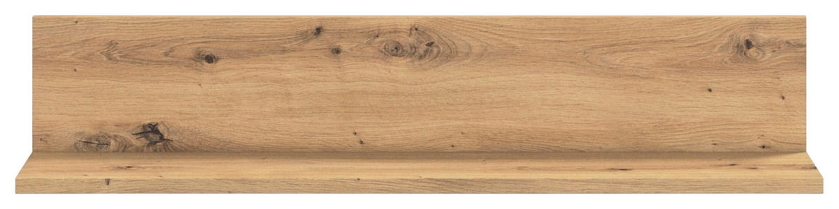 WANDREGAL Eiche Artisan  - Eiche Artisan, Design, Holzwerkstoff (80/16/17cm) - Stylife